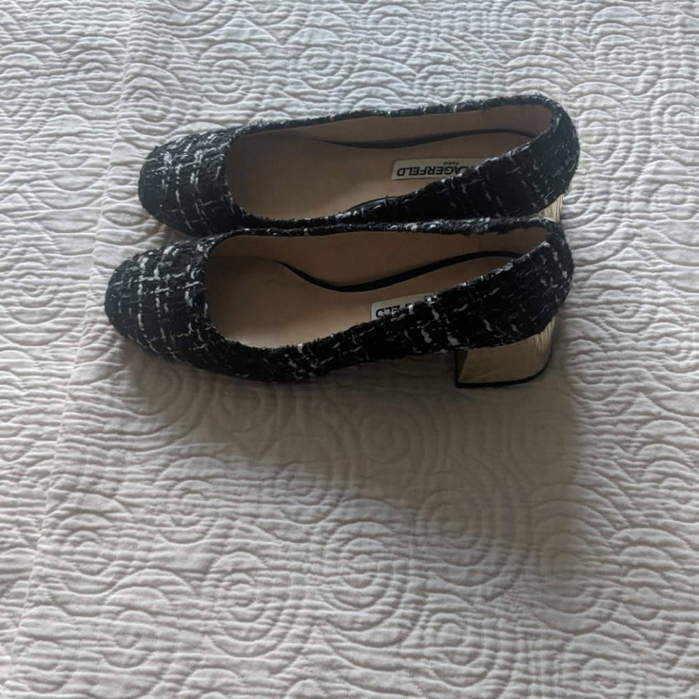 Karl Lagerfeld Chanel style shoes